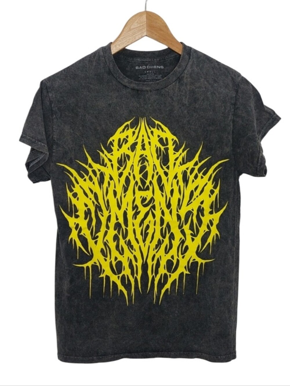 Bad Omens Heathered Black Gray Short Sleeve Tee Shirt Adult Size Small Top
